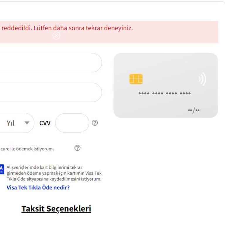 Media Markt Ödeme Reddedildi. Lütfen Daha Sonra Tekrar Deneyiniz.