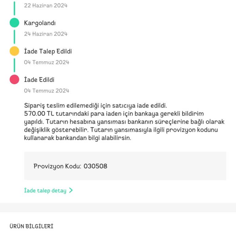 Trendyol Express Ödenen Ücretle İade Edilen Ücret Bir Değil
