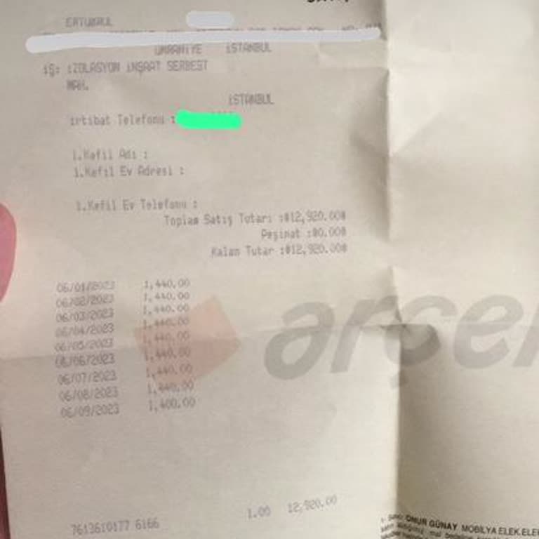 Arçelik Firması Ürünün Gönderimi İçin Ekstra Para İstiyor.