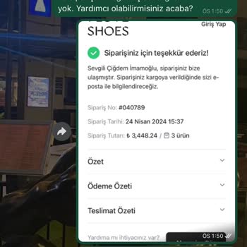 iloveshoes.com.tr Eksik Ürün Teslimatı (2,5 Ay)