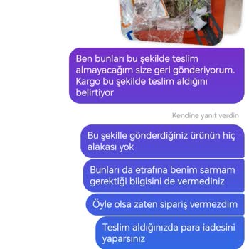 Sukulentworldd (İnstagram) @sukulentworldd Sipariş Sorunu