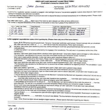 ING Bank Hesabımdan Bilgim Dahilinde Olmayan Harcama Hakkında