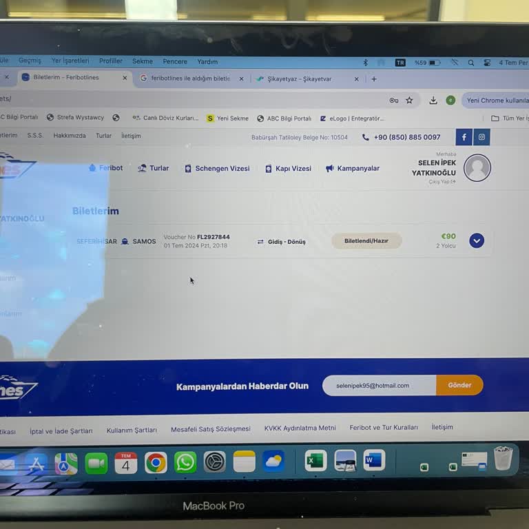 Feribotlines Voucher No İDO Karşılığı