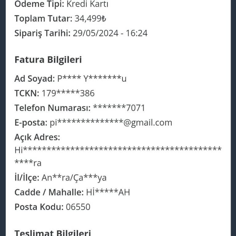 Şok Market Ankara Klima Teslim Etmiyor Ve Ücret İadesi Yapmıyor