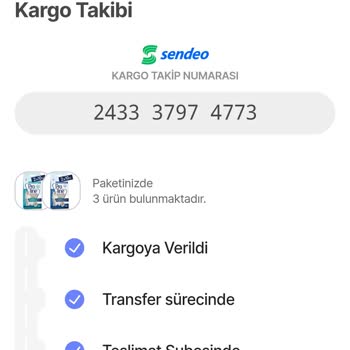 Sendeo Kargo Firması Tarafından Yırtık Teslim Edilen 2 Adet Kedi Kumu.