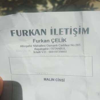 Furkan İletişim Ürün Beklentileri Karşılamadı, İade Talebi