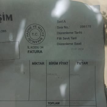 Furkan İletişim Ürün Beklentileri Karşılamadı, İade Talebi