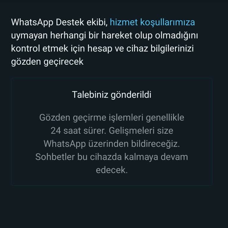 WhatsApp'ta Nedensiz Spam Aldım