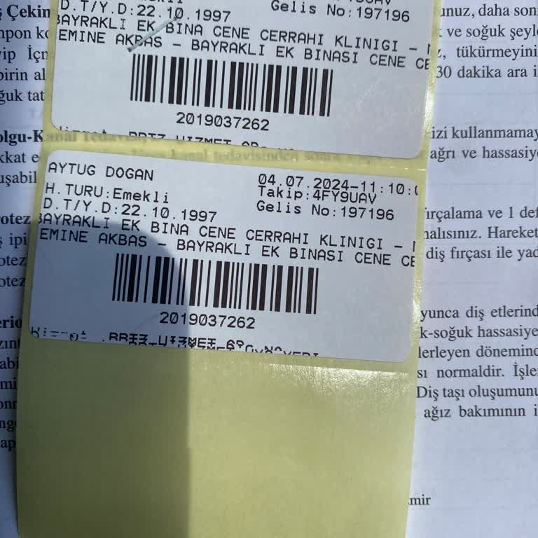 Sağlık Bakanlığı Diş Hekimliği Uygulamalarında Etik Sorunlar