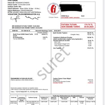 Vodafone Fahiş Fiyat Artışı