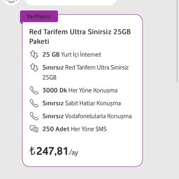 Vodafone Tarifem 2 Güne Bitecek Yeni Tarifeleri Göremiyorum