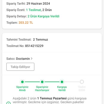 Trendyol Ürünüm Gelmedi Satıcı İptal Etti
