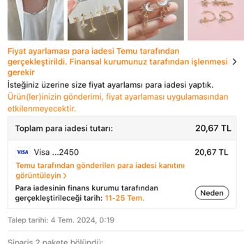 Temu Karttan Fazla Ücret Kesiyor
