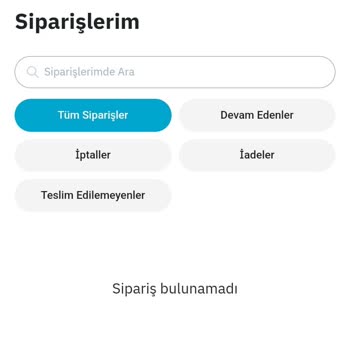 Epttavm Sitesinde Verdiğim Sipariş Görünmüyor Ve İade Edemiyorum