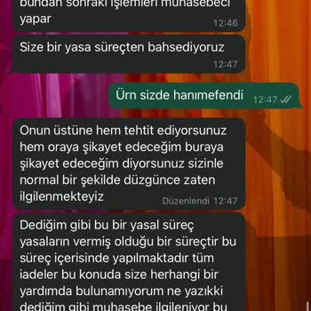 Ahel Tasarım Kusurlu Ürün Gönderimi