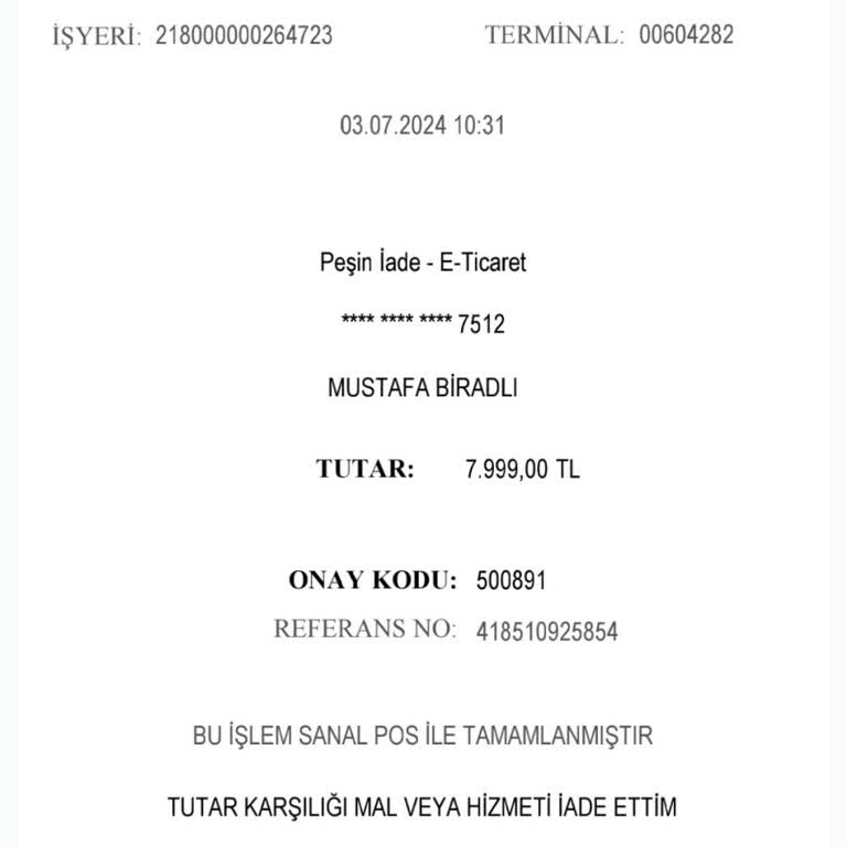 TEB Bankası İade Sürecinde Yaşanan Sorun