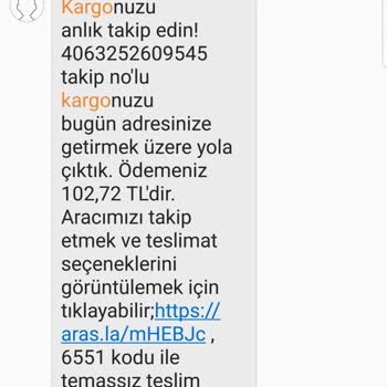 Aras Kargo İade Gelen Kırık Kargo
