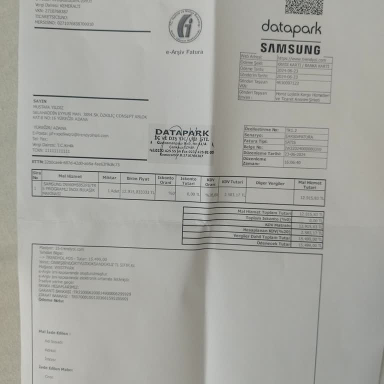 Samsung Bulaşık Makine, Kurulumu