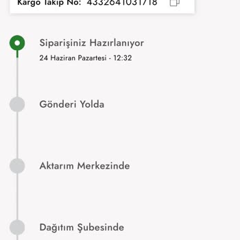 Boyner-Aras Kargo Aracılığıyla Gönderdiği Kargom Yok