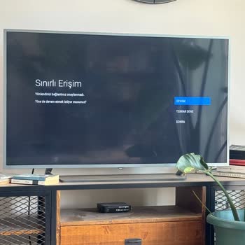 Philips TV 55 Plus İnternet Bağlanma Arızası