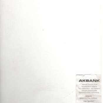 Akbank Sorumsuz Ve İlgisiz Banka