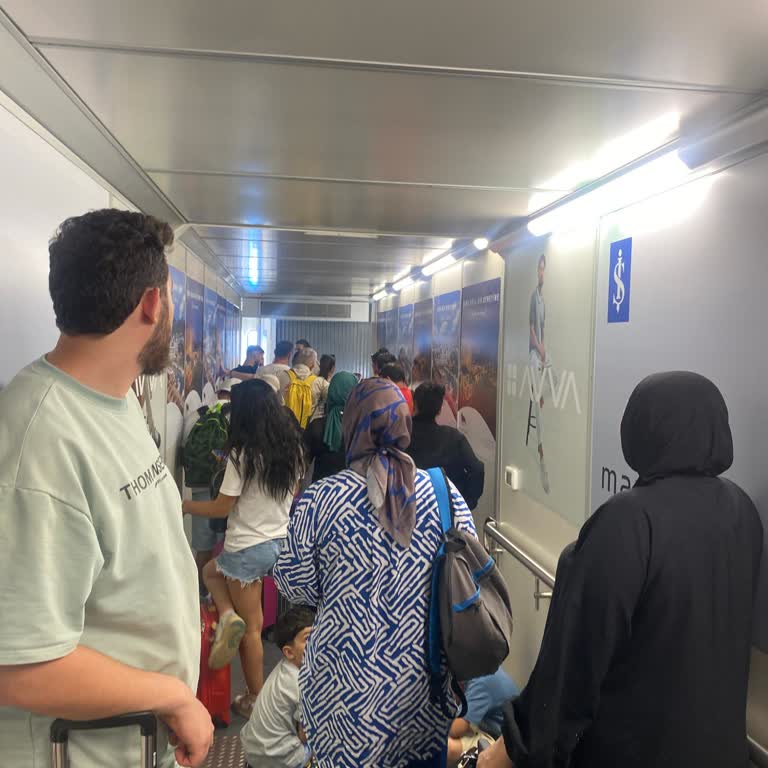 AJet (Anadolu Jet) Yarım Saat Koridorda Bekletilme