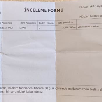 Altınyıldız Classics Değişim Ürünü İçin Ek Ücret Talebi Ve Mağduriyet