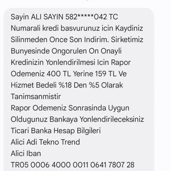Tekno Danışmanlık Tekno Kredi Şirketi İle Yaşadığım Olumsuz Deneyim
