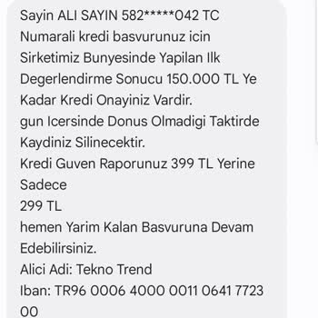 Tekno Danışmanlık Tekno Kredi Şirketi İle Yaşadığım Olumsuz Deneyim