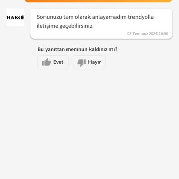 Hakke Giyim İadenin Yapılmasını İstiyorum