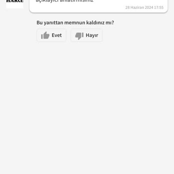 Hakke Giyim İadenin Yapılmasını İstiyorum