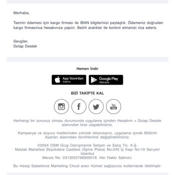 Trendyol Express Ücret İademi Yapmıyor.