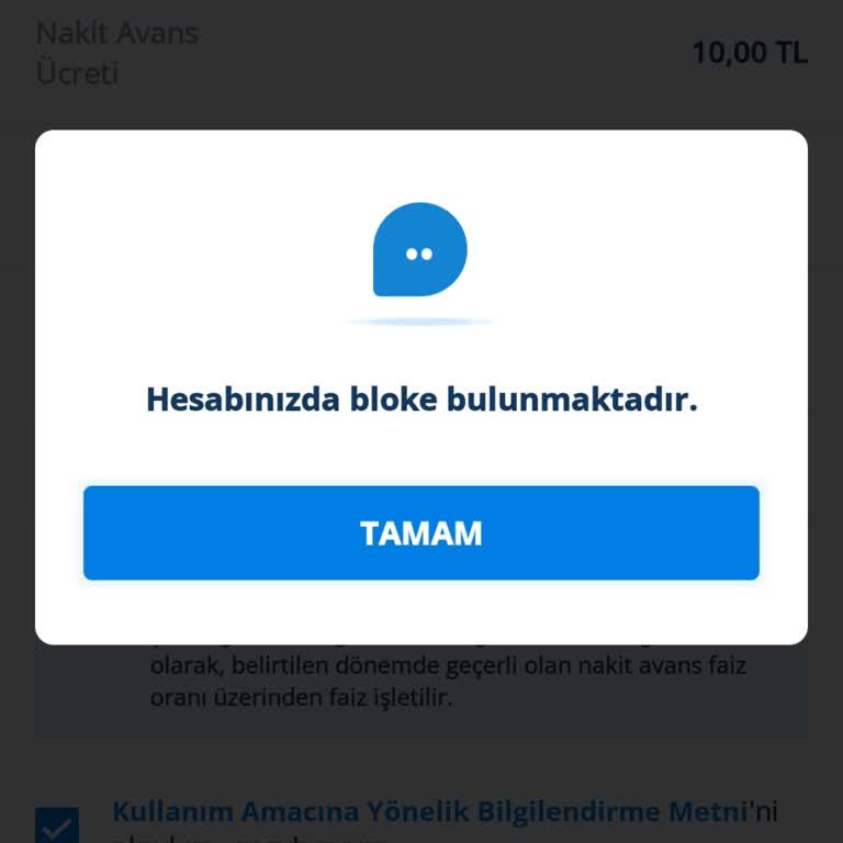 Denizbank Hesaptaki Bloke Borç Olmamasına Rağmen Kalkmıyor