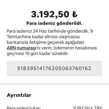 Garanti Bankası İadelerimi Yatırmıyor