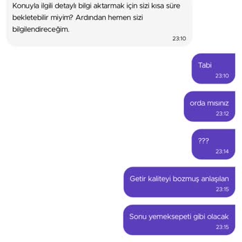 Getir Aldığı Ürünlerin İadesini Yapmıyor