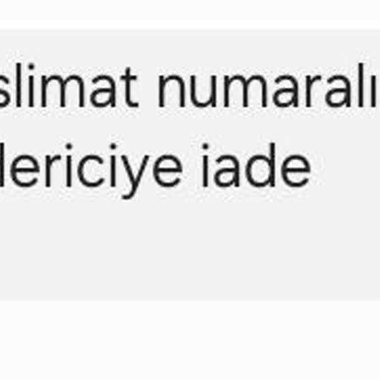 Trendyol Express Kargo Sorunu Ve İade Problemi