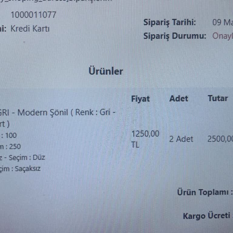 Reydeko Halı Reydeko Adlı Firmadan Sipariş Edilen Halılar 3 Aydan Beri Gelmedi