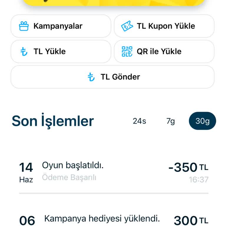 Playland Mobil Uygulama Bakiye Sorunu