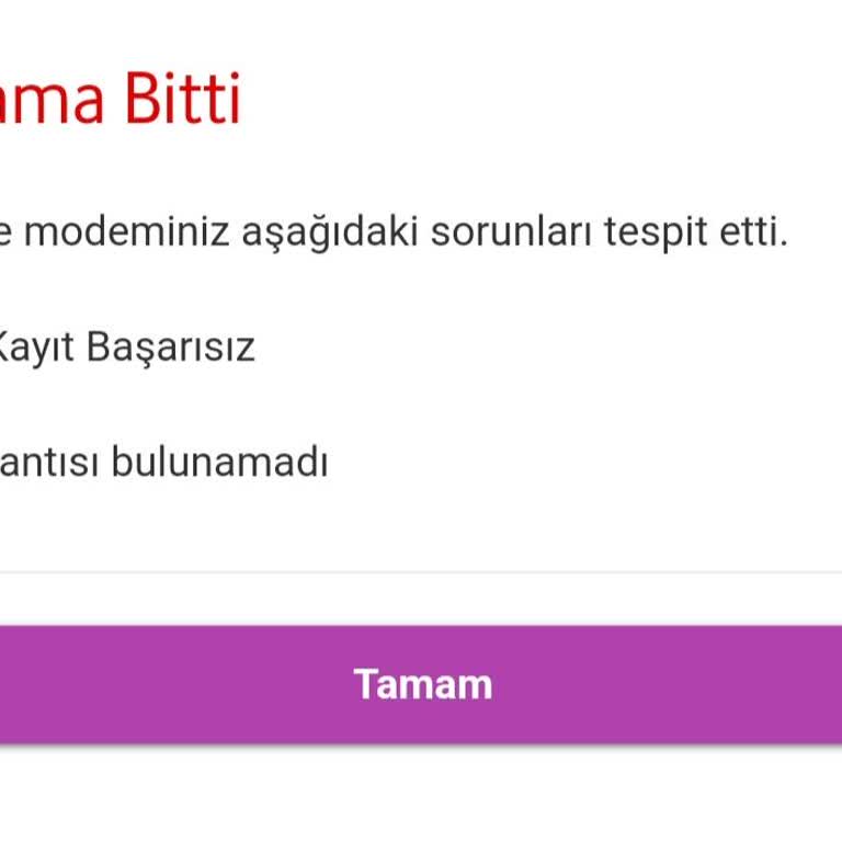 Vodafone H300S İnternet Sorunu