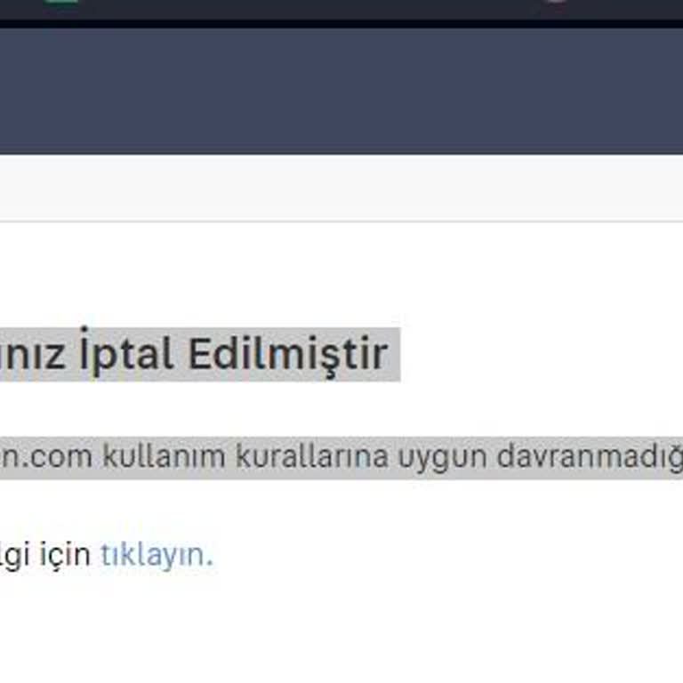 Sahibinden.com Üyelik İptali