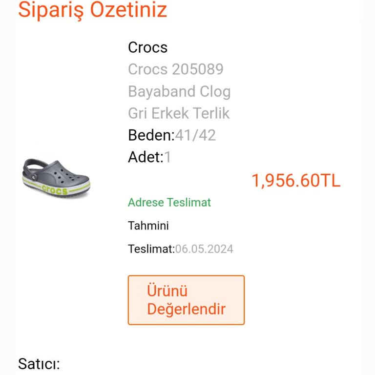 ayakkabionline (ayakkabionline.com) Ayakkabionline Sahte Crocs Sattı