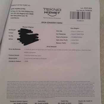 Teknosa Ayıplı Ürün Değişim Yapılmadı