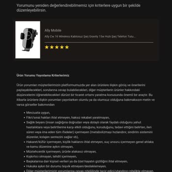 Trendyol Keyfi Yorum Yayınlama Kriterleri