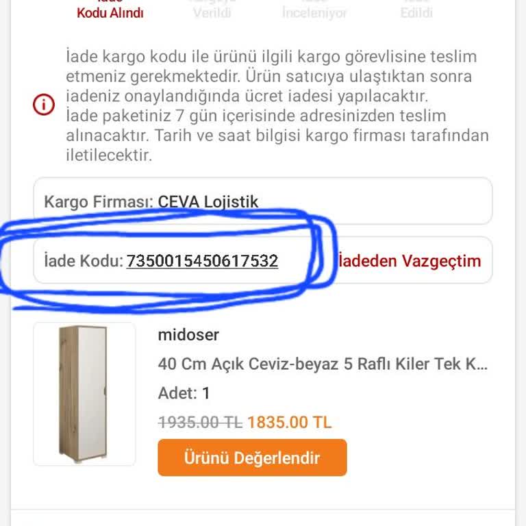 Trendyol Ve Midoser Haksiz Yere Paramı Yedi.