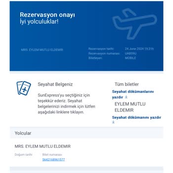 SunExpress Hava Yolları Frankfurt-Ankara Uçuşunda Yaşanan Valiz Hasarı Ve Bekleme Sorunları