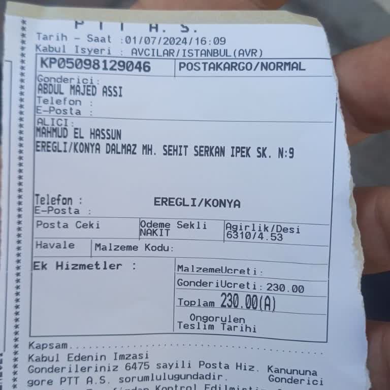 PttAVM PTT Kargo Teslim Edilmeden Geri Döndü
