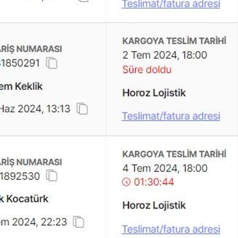 Horoz Lojistik Hepsiburada Gönderilerini Teslim Almıyor.