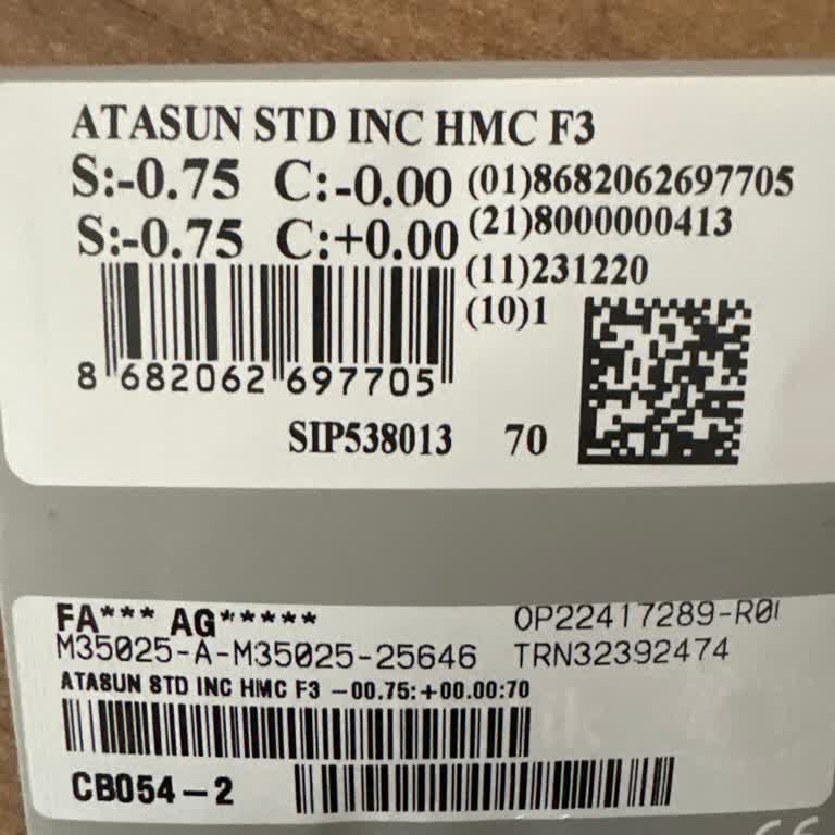 Atasun Optik Both Lies And Does Not Fit The Lenses Prescribed