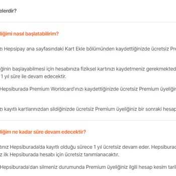 HepsiPay Hepsiburada Premium Worldcard Ücretsiz Yıllık Üyelik Aldatmacası