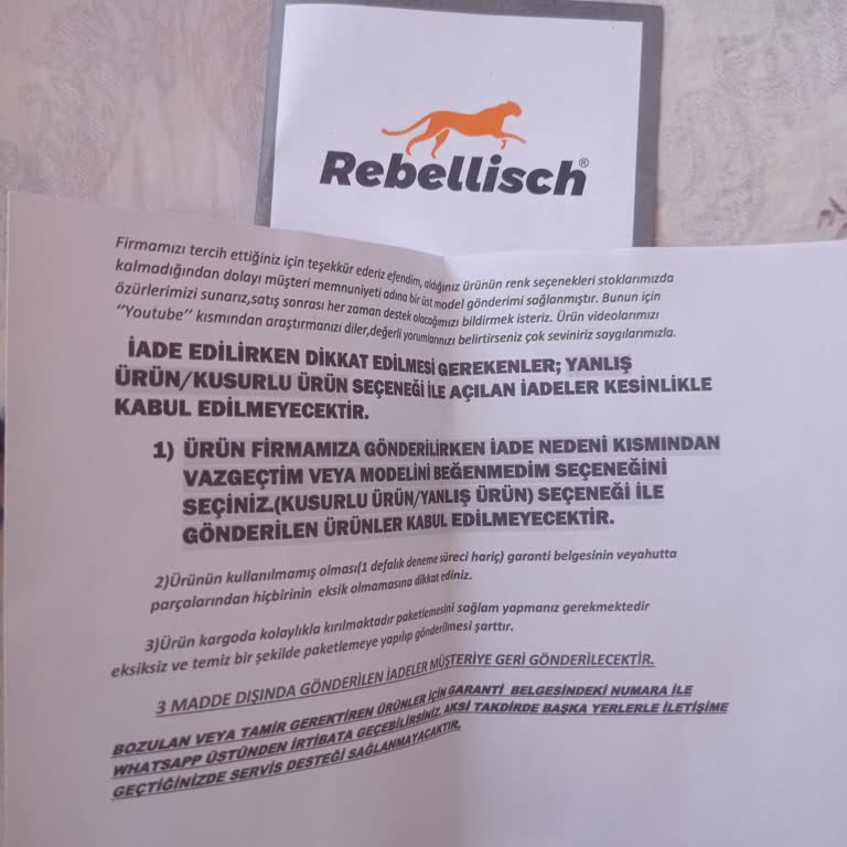 Trendyol Satıcısı Tehdit Notu İle Ürün Gönderiyor